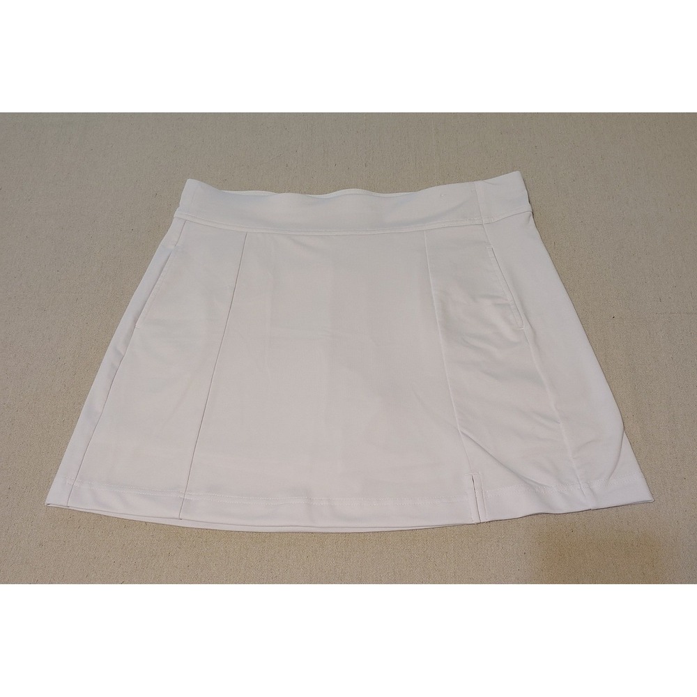 Callaway Opti Dry Golf‎ Skirt White Pleated Athletic Performance Size L 11